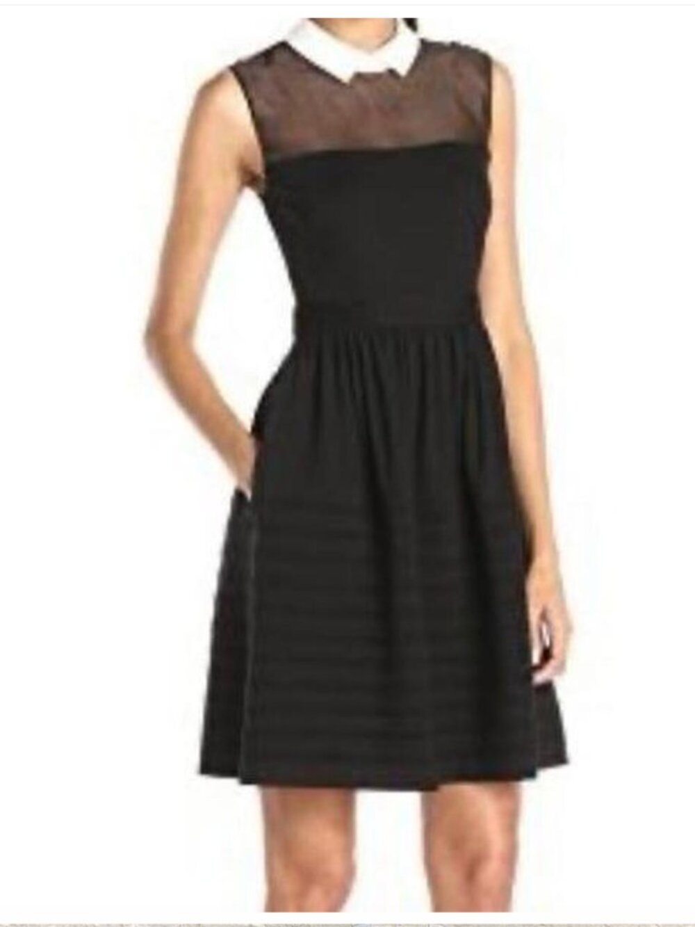 Betsey‎ Johnson Little Black Dress Sheer Top LBD Whimsigoth Cocktail Party 10